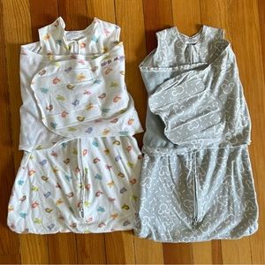 Bundle of 2 Halo sleep sack swaddles size small